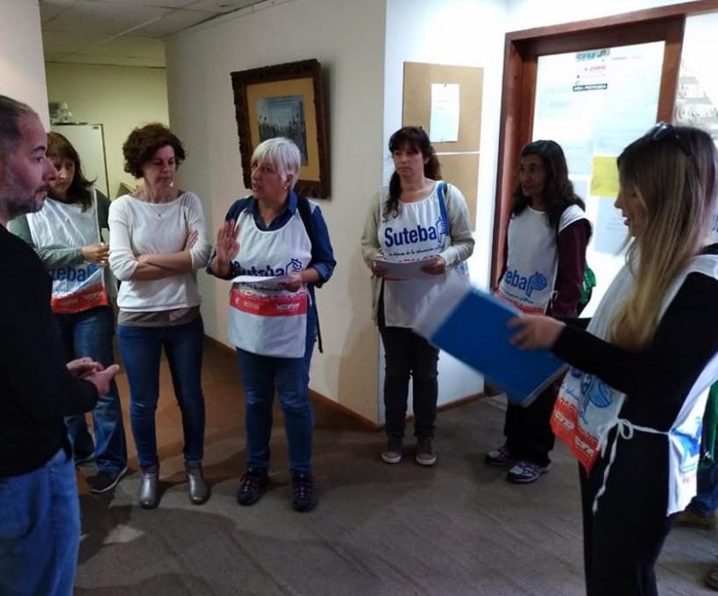 El Frente de Unidad Docente pidi por escuelas libres de violencia